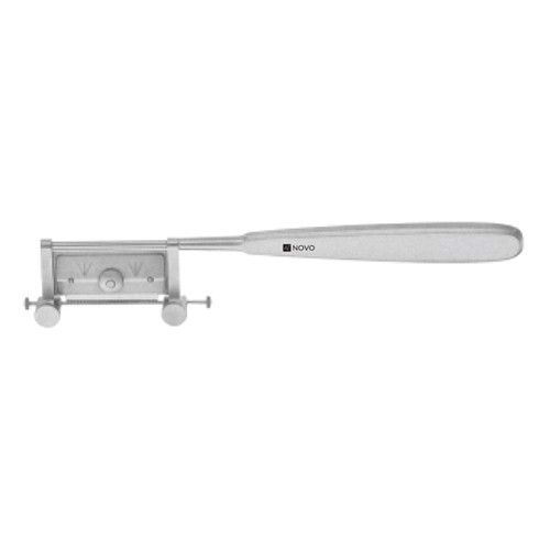 Silvers Miniature Skin Graft Knife/Dermatome, Adjustable, Thickness Of Cut 0.1 Mm To 2.0 Mm, Width Of Cut 40.0 Mm Max, 7 1/2" (19.1 Cm)